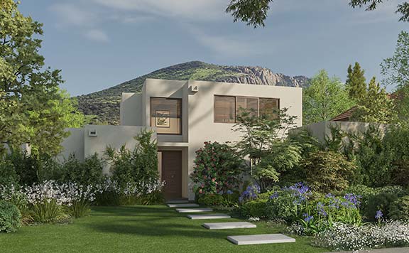 Planta Casa Valle III – Mediterránea - Proyecto Valle Nogales