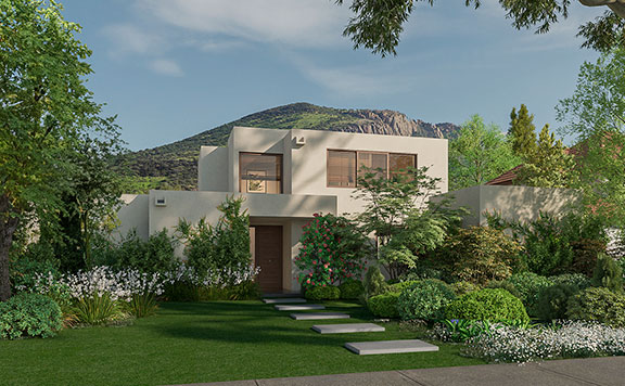 Planta Casa Valle IV – Mediterránea - Proyecto Valle Nogales